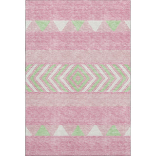 Piper Looms Mayfield Southwest AMF965 Pink Machine Washable Area Rug main image