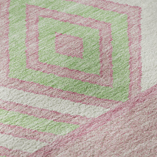 Piper Looms Mayfield Southwest AMF965 Pink Machine Washable Area Rug Swatch Image