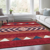 Piper Looms Mayfield Southwest AMF965 Red Machine Washable Area Rug Lifestyle Image Feature