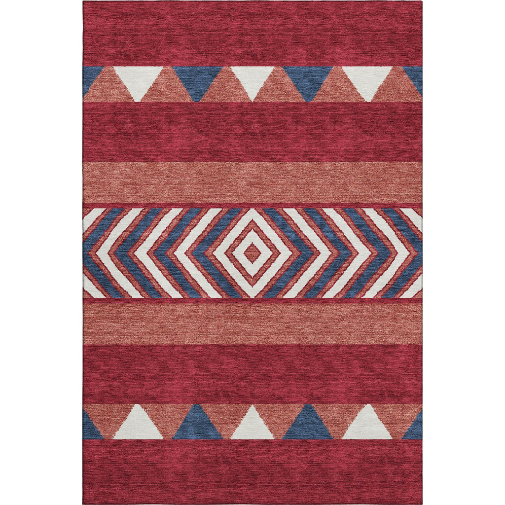 Piper Looms Mayfield Southwest AMF965 Red Machine Washable Area Rug main image