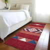 Piper Looms Mayfield Southwest AMF965 Red Machine Washable Area Rug Runner Lifestyle Image Feature