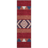 Piper Looms Mayfield Southwest AMF965 Red Machine Washable Area Rug Runner Main Image