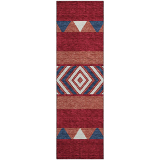 Piper Looms Mayfield Southwest AMF965 Red Machine Washable Area Rug Runner Main Image