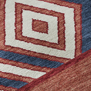 Piper Looms Mayfield Southwest AMF965 Red Machine Washable Area Rug Swatch Image