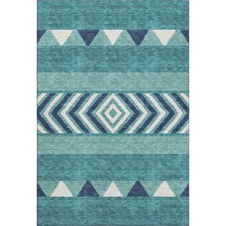Piper Looms Mayfield Southwest AMF965 Teal Machine Washable Area Rug main image