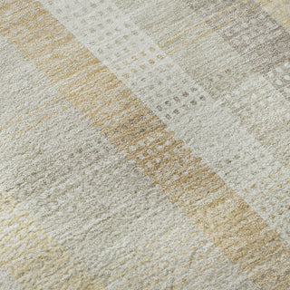 Piper Looms Mayfield Plaid AMF966 Ivory Machine Washable Area Rug Swatch Image