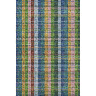 Piper Looms Mayfield Plaid AMF966 Navy Machine Washable Area Rug main image