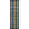 Piper Looms Mayfield Plaid AMF966 Navy Machine Washable Area Rug Runner Main Image