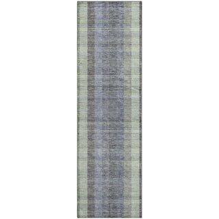 Piper Looms Mayfield Plaid AMF966 Pewter Machine Washable Area Rug Runner Main Image
