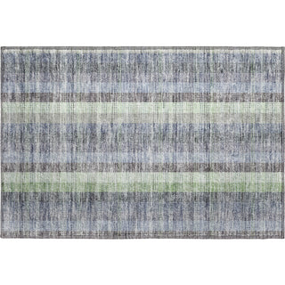 Piper Looms Mayfield Plaid AMF966 Pewter Machine Washable Area Rug Scatter Main Image