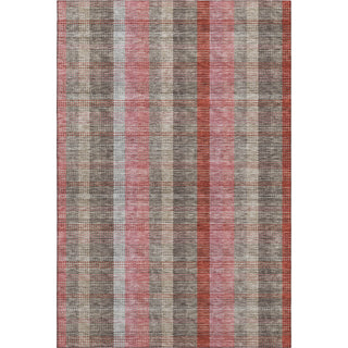 Piper Looms Mayfield Plaid AMF966 Red Machine Washable Area Rug main image