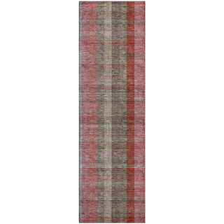 Piper Looms Mayfield Plaid AMF966 Red Machine Washable Area Rug Runner Main Image