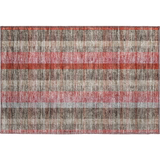 Piper Looms Mayfield Plaid AMF966 Red Machine Washable Area Rug Scatter Main Image