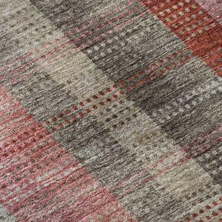 Piper Looms Mayfield Plaid AMF966 Red Machine Washable Area Rug Swatch Image