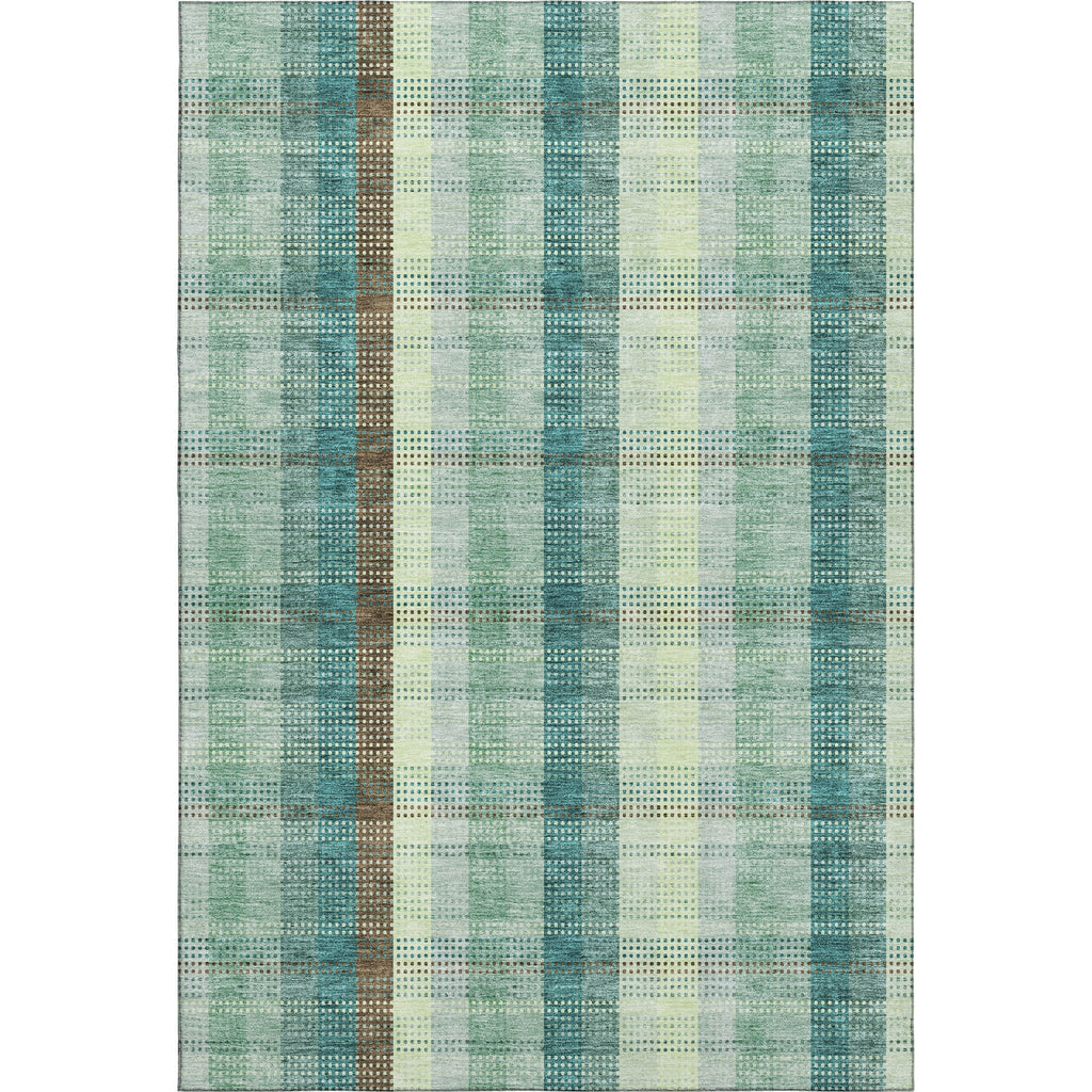 Piper Looms Mayfield Plaid AMF966 Sage Machine Washable Area Rug ...