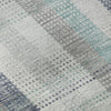 Piper Looms Mayfield Plaid AMF966 Silver Machine Washable Area Rug Swatch Image