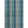 Piper Looms Mayfield Plaid AMF966 Teal Machine Washable Area Rug main image