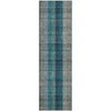 Piper Looms Mayfield Plaid AMF966 Teal Machine Washable Area Rug Runner Main Image