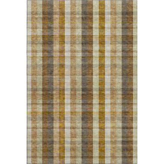 Piper Looms Mayfield Plaid AMF966 Wheat Machine Washable Area Rug main image