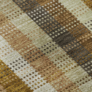 Piper Looms Mayfield Plaid AMF966 Wheat Machine Washable Area Rug Swatch Image