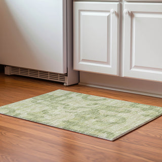 Piper Looms Mayfield Geometric AMF967 Aloe Machine Washable Area Rug Scatter Lifestyle Image Feature