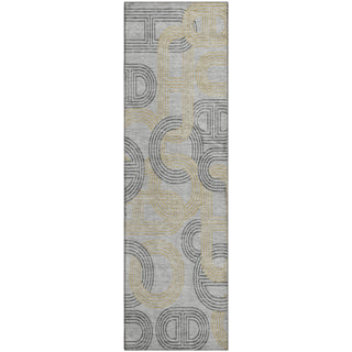 Piper Looms Mayfield Geometric AMF967 Gray Machine Washable Area Rug Runner Main Image