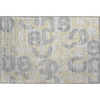 Piper Looms Mayfield Geometric AMF967 Gray Machine Washable Area Rug Scatter Main Image