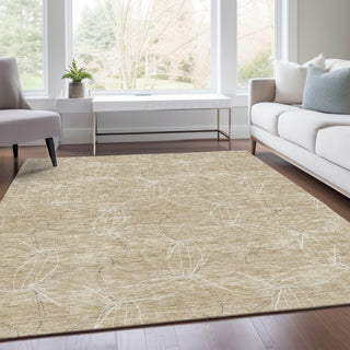 Piper Looms Mayfield Geometric AMF968 Beige Machine Washable Area Rug Lifestyle Image Feature