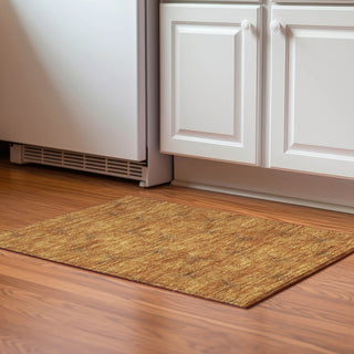Piper Looms Mayfield Geometric AMF968 Copper Machine Washable Area Rug Scatter Lifestyle Image Feature