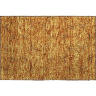 Piper Looms Mayfield Geometric AMF968 Copper Machine Washable Area Rug Scatter Main Image