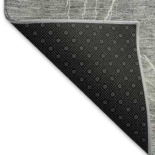 Piper Looms Mayfield Geometric AMF968 Gray Machine Washable Area Rug Backing Image