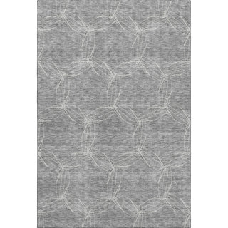 Piper Looms Mayfield Geometric AMF968 Gray Machine Washable Area Rug main image