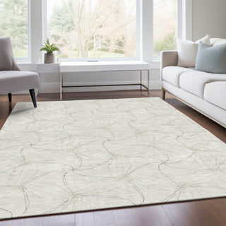 Piper Looms Mayfield Geometric AMF968 Ivory Machine Washable Area Rug Lifestyle Image Feature
