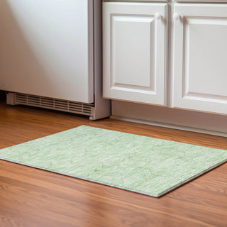 Piper Looms Mayfield Geometric AMF968 Mint Machine Washable Area Rug Scatter Lifestyle Image Feature