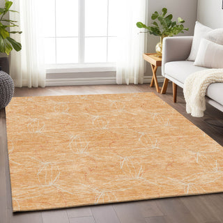 Piper Looms Mayfield Geometric AMF968 Peach Machine Washable Area Rug Lifestyle Image Feature