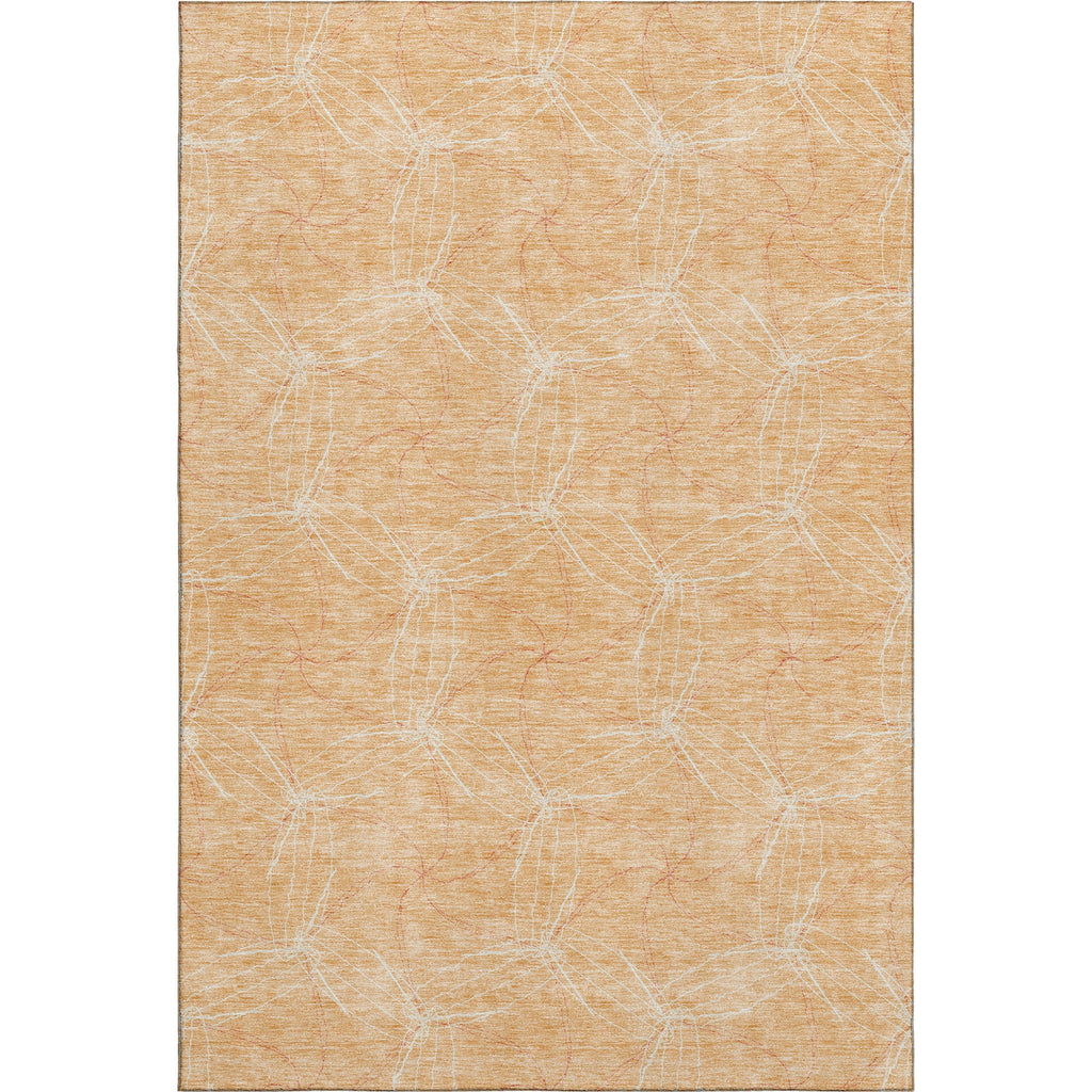 Piper Looms Mayfield Geometric AMF968 Peach Machine Washable Area Rug main image