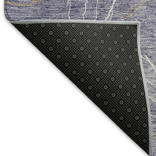 Piper Looms Mayfield Geometric AMF968 Purple Machine Washable Area Rug Backing Image
