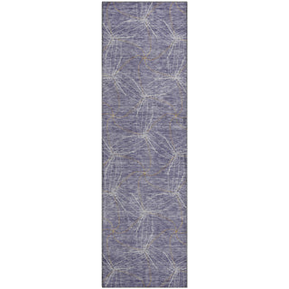 Piper Looms Mayfield Geometric AMF968 Purple Machine Washable Area Rug Runner Main Image
