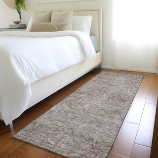 Piper Looms Mayfield Geometric AMF968 Taupe Machine Washable Area Rug Runner Lifestyle Image Feature