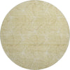 Piper Looms Mayfield Geometric AMF968 Wheat Machine Washable Area Rug Round Main Image