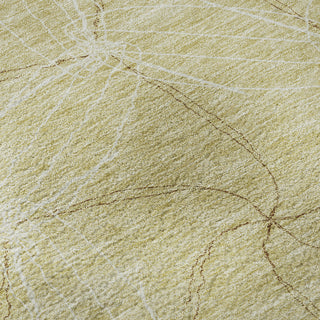 Piper Looms Mayfield Geometric AMF968 Wheat Machine Washable Area Rug Swatch Image