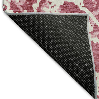 Piper Looms Mayfield Abstract AMF969 Blush Machine Washable Area Rug Backing Image
