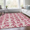 Piper Looms Mayfield Abstract AMF969 Blush Machine Washable Area Rug Lifestyle Image Feature