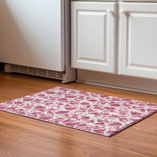 Piper Looms Mayfield Abstract AMF969 Blush Machine Washable Area Rug Scatter Lifestyle Image Feature