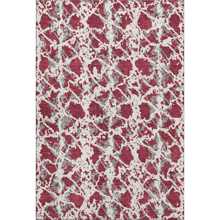 Piper Looms Mayfield Abstract AMF969 Burgundy Machine Washable Area Rug main image