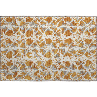 Piper Looms Mayfield Abstract AMF969 Copper Machine Washable Area Rug Scatter Main Image