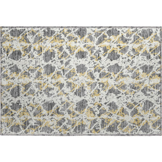 Piper Looms Mayfield Abstract AMF969 Gray Machine Washable Area Rug Scatter Main Image