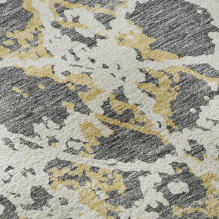 Piper Looms Mayfield Abstract AMF969 Gray Machine Washable Area Rug Swatch Image