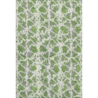 Piper Looms Mayfield Abstract AMF969 Green Machine Washable Area Rug main image