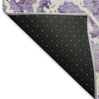 Piper Looms Mayfield Abstract AMF969 Lilac Machine Washable Area Rug Backing Image